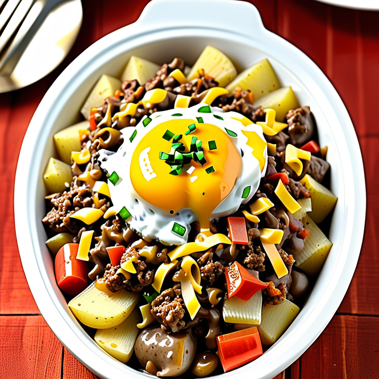 hamburger potato casserole crock pot