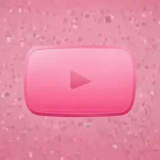 pink youtube logo