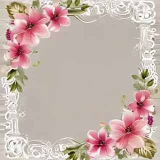 png border flower
