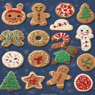 clipart christmas cookies
