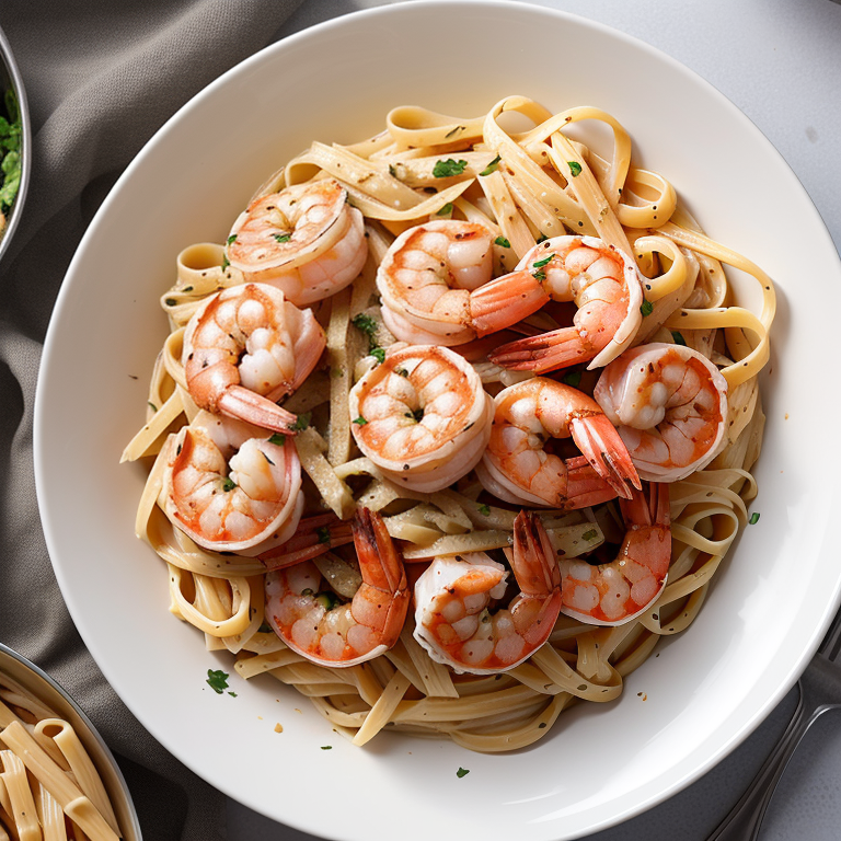 cajun chicken and shrimp pasta alfredo