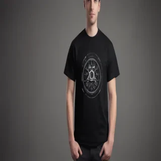black mockup t shirt