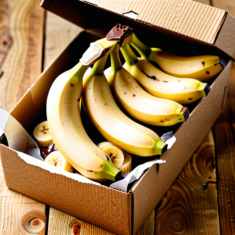 bananas in a box dessert