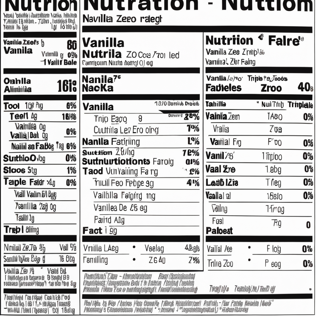 oikos triple zero vanilla nutrition label