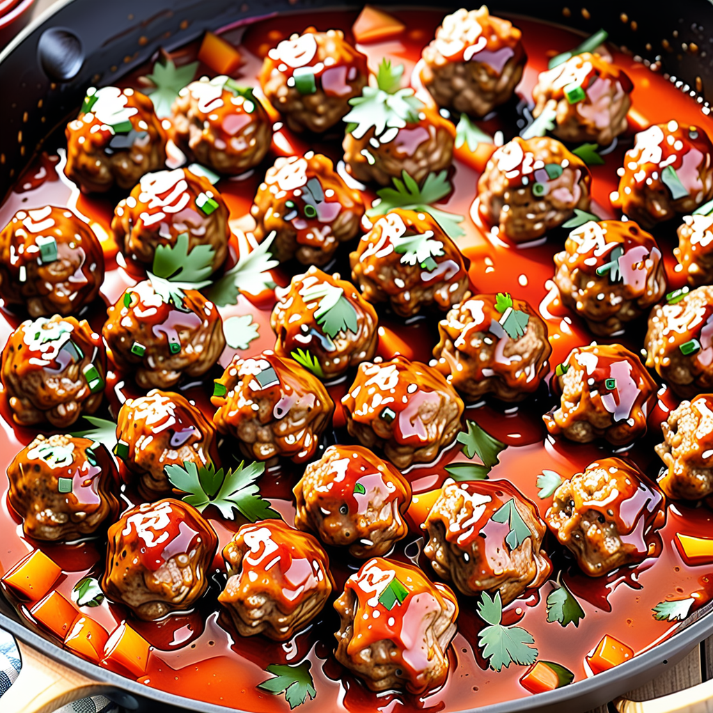 sweet and sour turkey meatballs