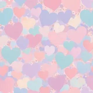 pastel heart background