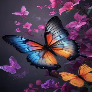 aesthetic wallpaper butterfly