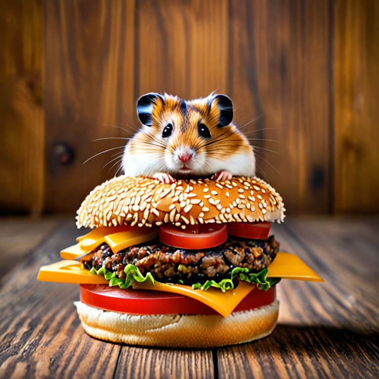 Hamster burger best sale