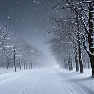 snowing iphone wallpaper
