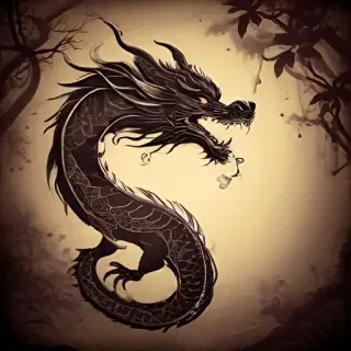 chinese dragon background