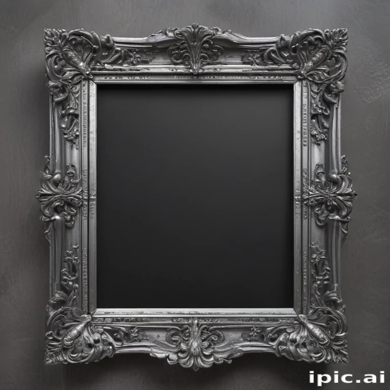 silver frame png