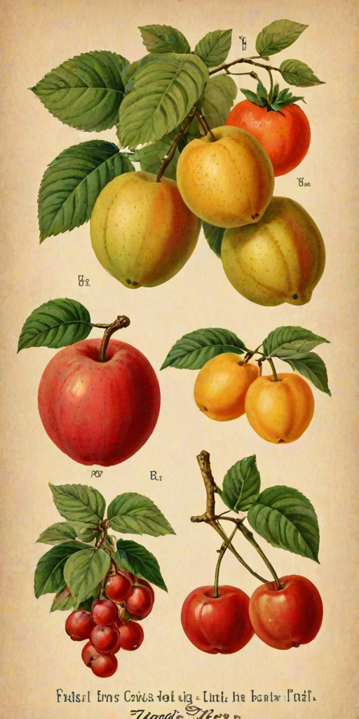 vintage fruit