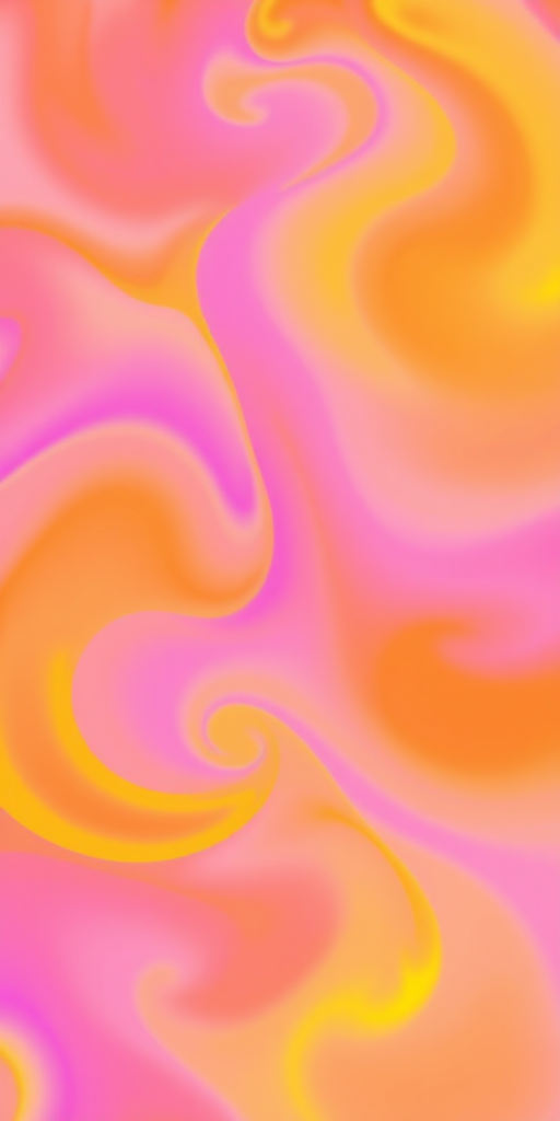 Generate a colorful abstract pattern featuring swirling shapes and soft gradients in shades of orange, purple, and yellow, using a DSLR camera, with a focal length of 50mm, aperture set to f/8, ISO 100, and a soft-focus effect to enhance the dreamy quality.