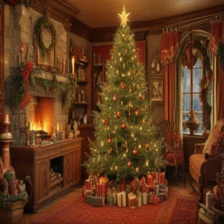 antique christmas images