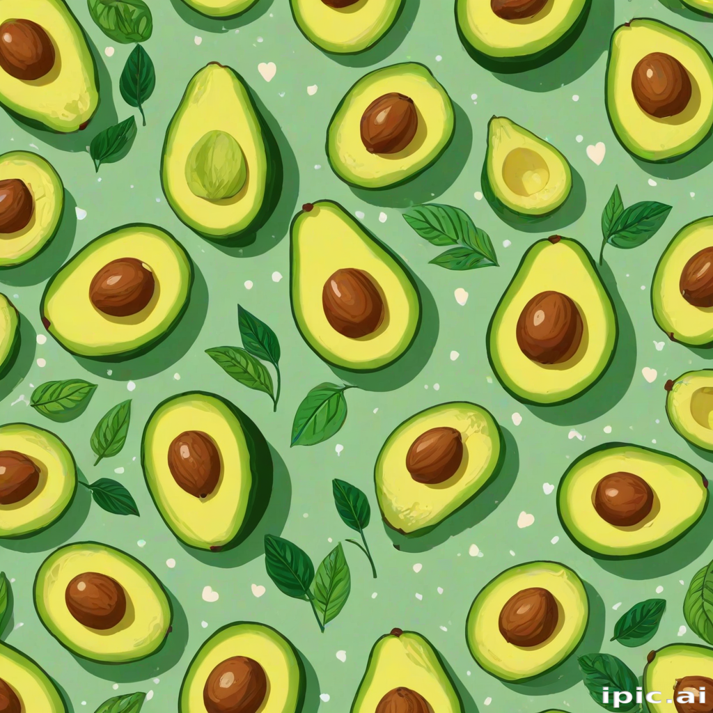 cute avocado wallpaper
