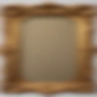 gold frame transparent background