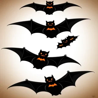 images of bats for halloween