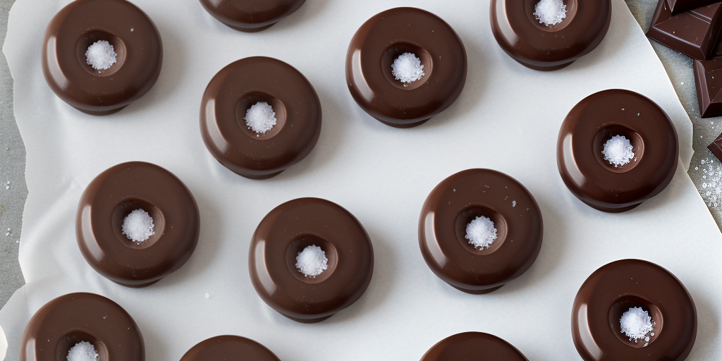 dark chocolate caramels with sea salt
