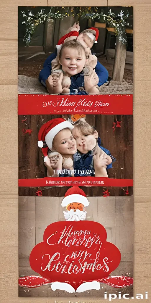 christmas card template psd