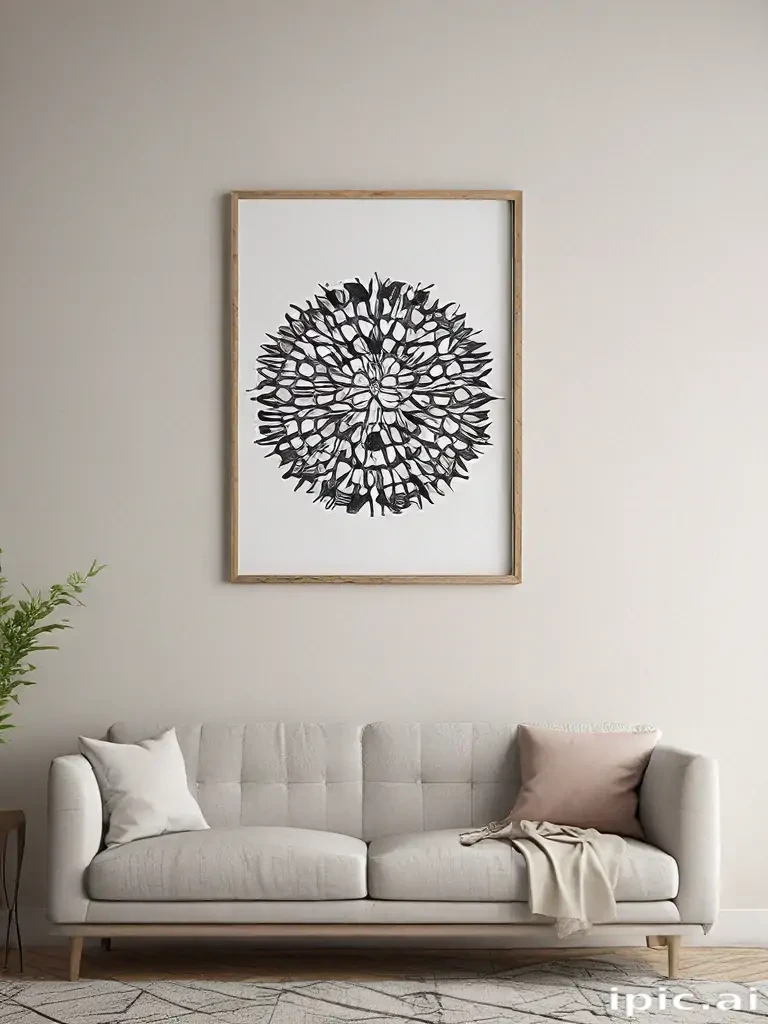 wall art mock up