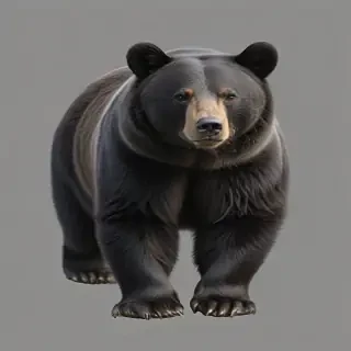 black bear png