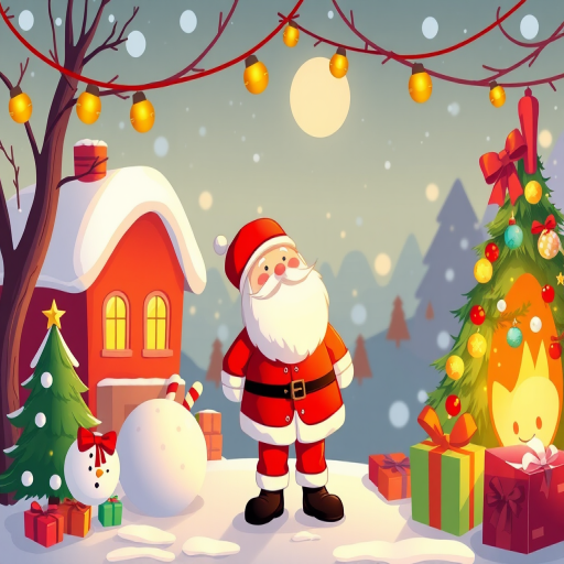 cartoon christmas backgrounds
