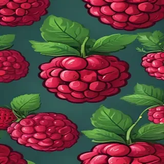 cartoon raspberry
