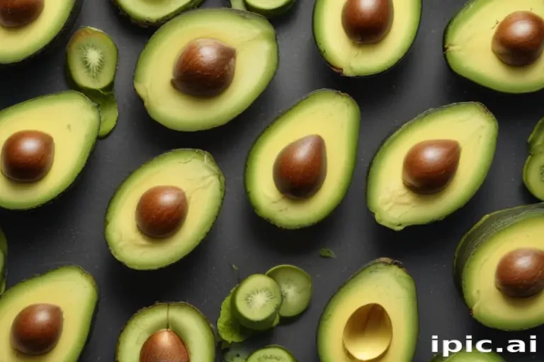 avocado drawing
