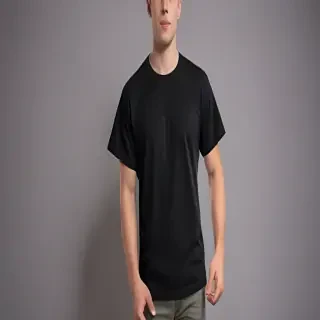 mockup tshirt black