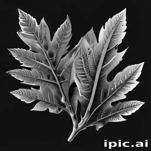 black and white clipart leaf