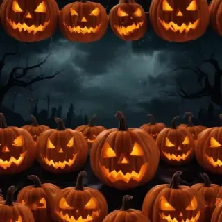 halloween pumpkin background