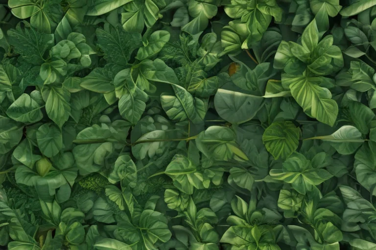 green leaf design