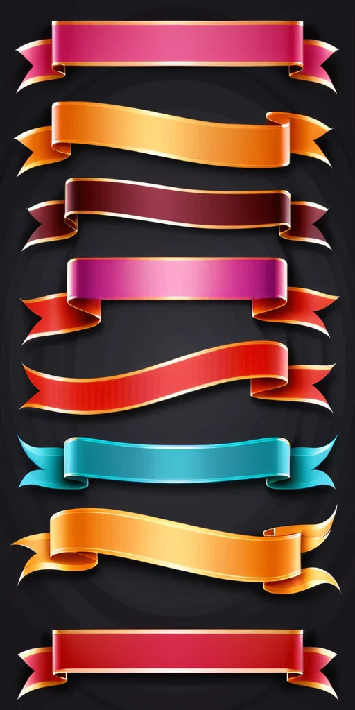 ribbon banners
