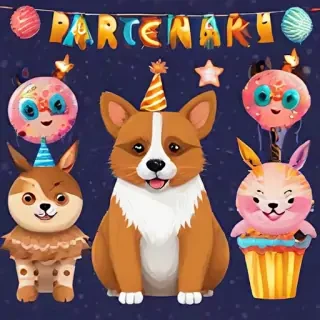 party animal clipart