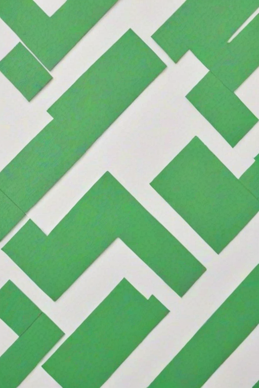 green white background