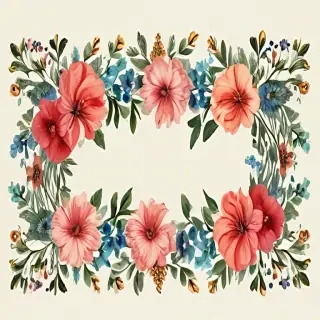 clipart floral border