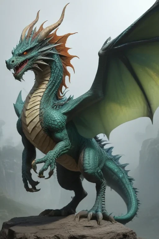 transparent dragon