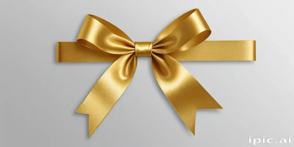 gold ribbon png
