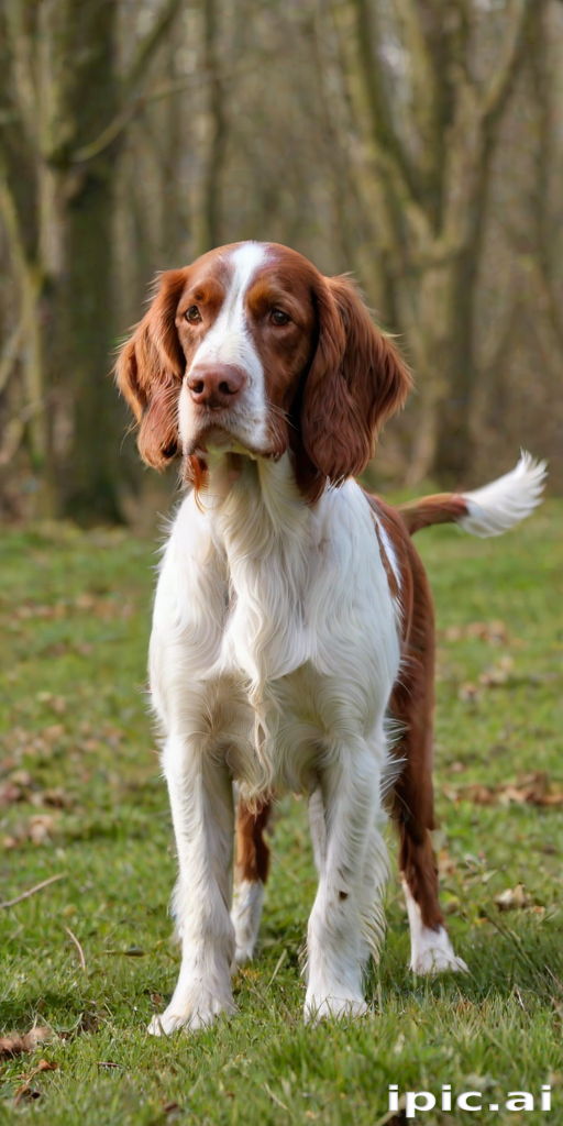 irish red and white setter