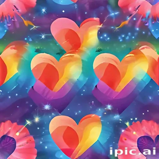 rainbow heart png