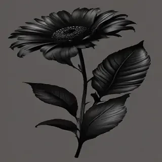 black flower png