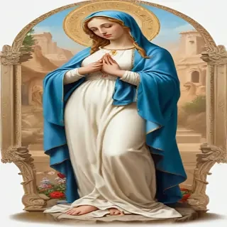 virgin mary clipart