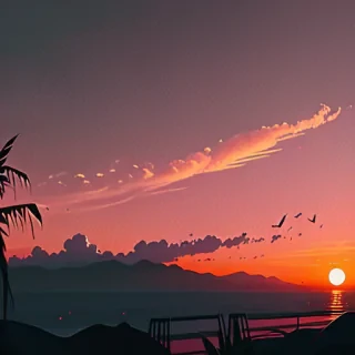 sunset aesthetic wallpapers