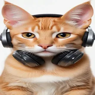 cat headphones png
