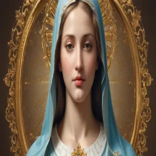 virgin mary clip art