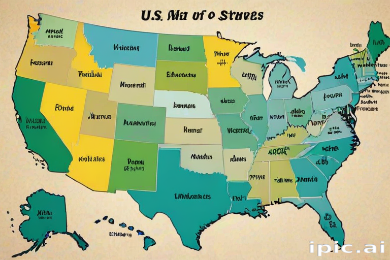 us states map