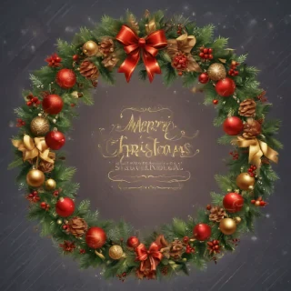 merry christmas clip art transparent background