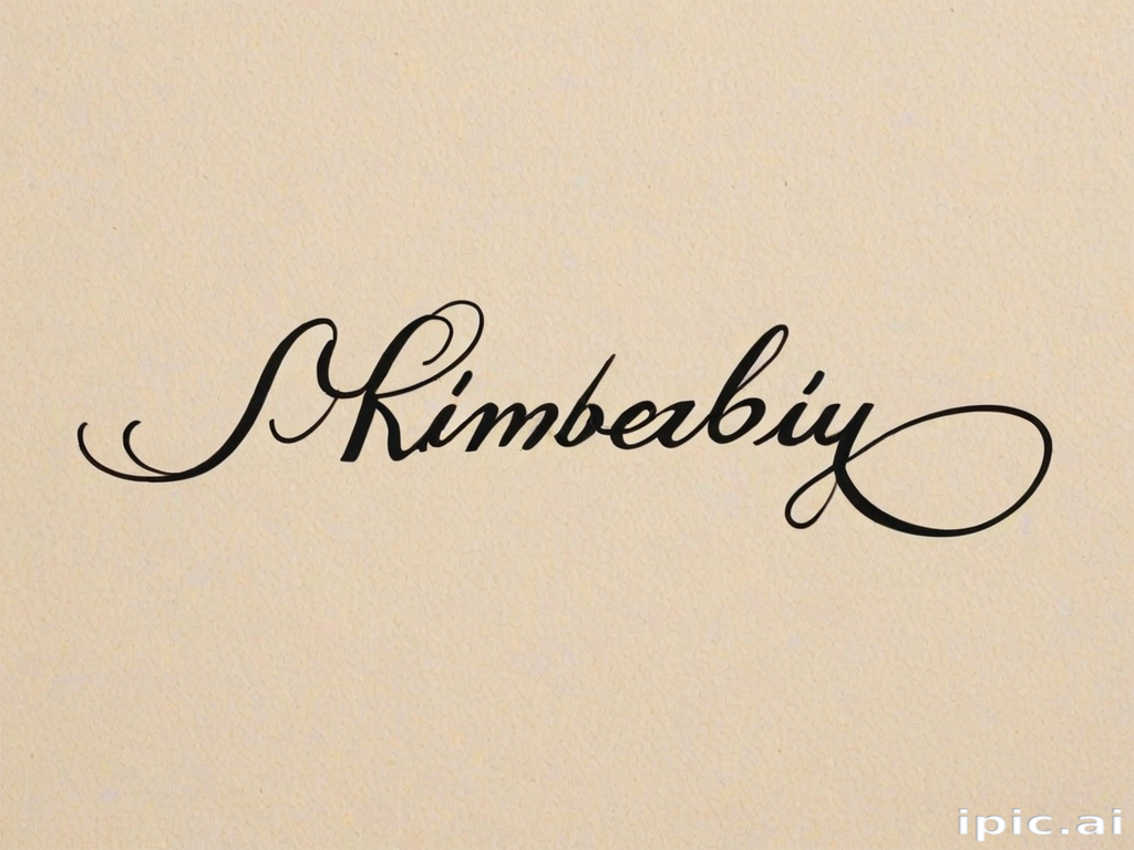 kimberly in cursive