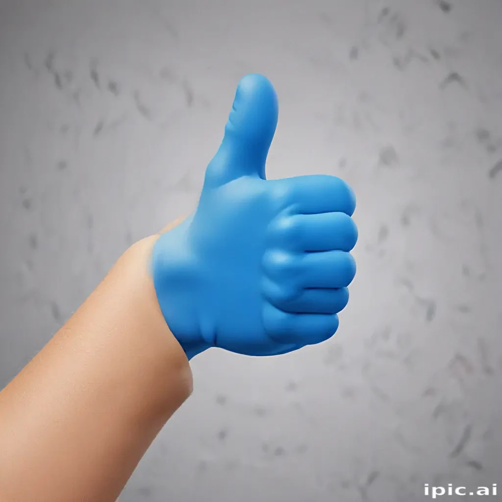 blue thumbs up emoji