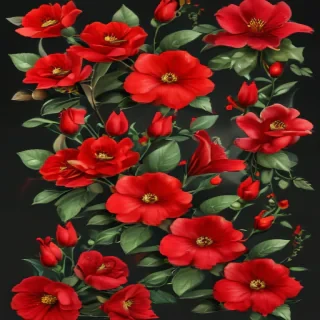 red flower png